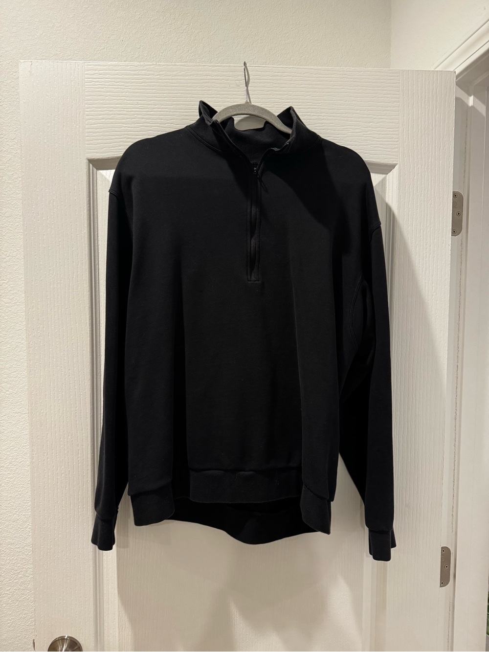 lululemon athletica Men's Black Quarter-Zip Pullover